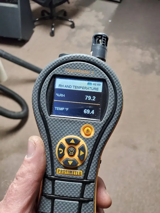 Moisture meter humidity assessment for Fire & Smoke Damage Restoration in Othello